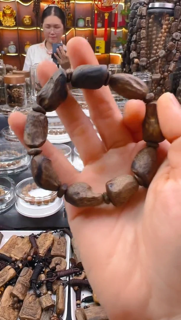 手串沉香@**@棋楠沉水树丁单圈