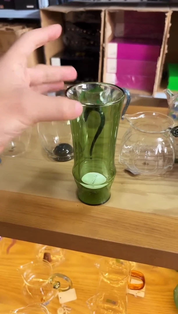 禾器/大号君雅杯/湖绿