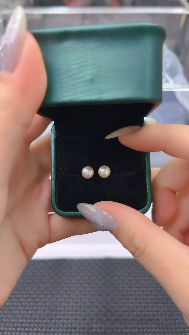 未镶嵌淡水珍珠耳饰ed1048