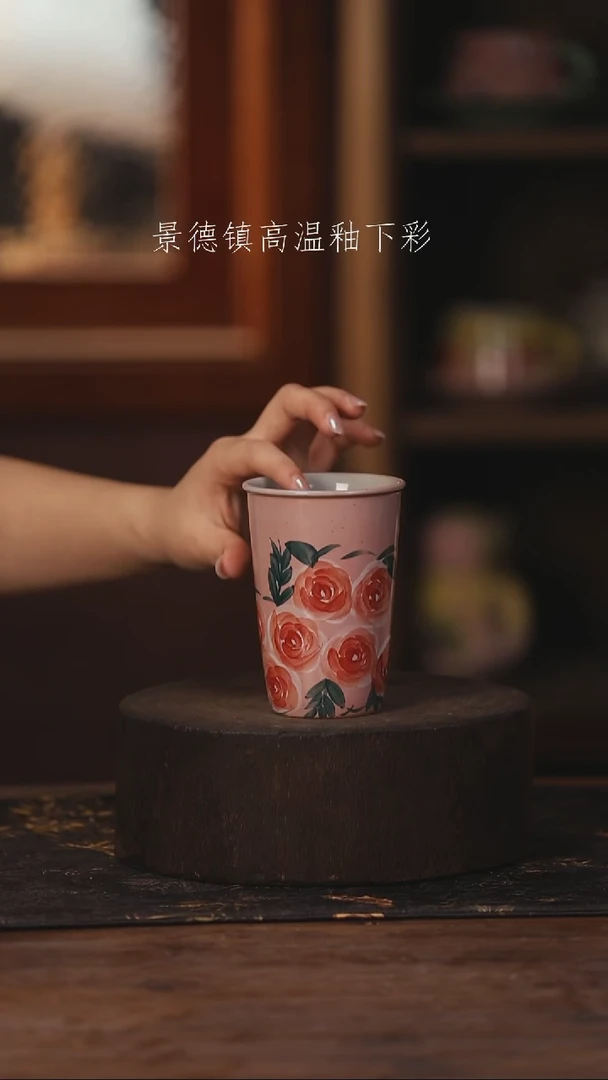 陶瓷景德镇高温釉下手绘陶瓷146