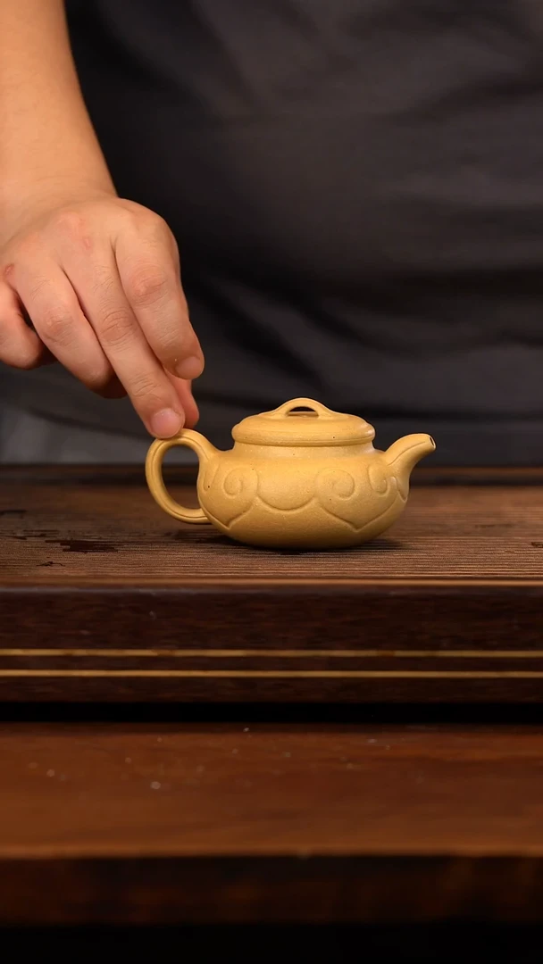 茶壶紫砂绿泥仿古如意
