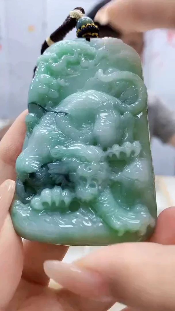 定制翡翠未镶嵌4917xx-毛货挂件62