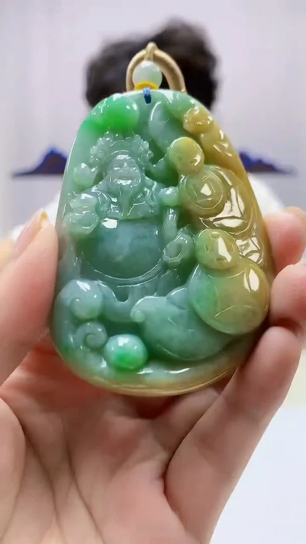 定制翡翠未镶嵌4688ms-毛货151财神