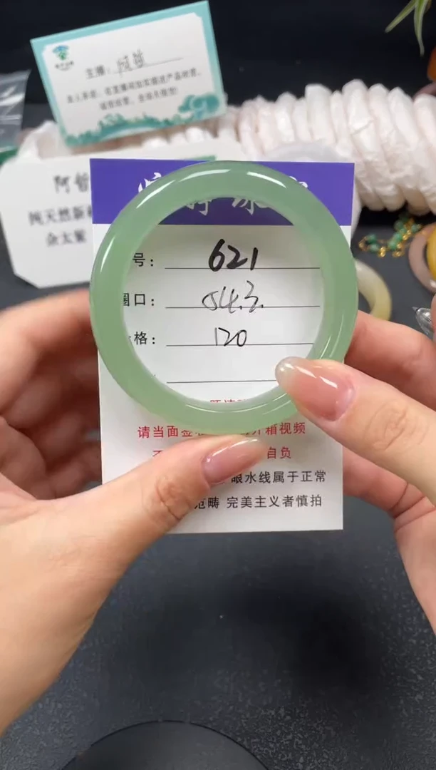 未镶嵌手镯石英质玉54.3