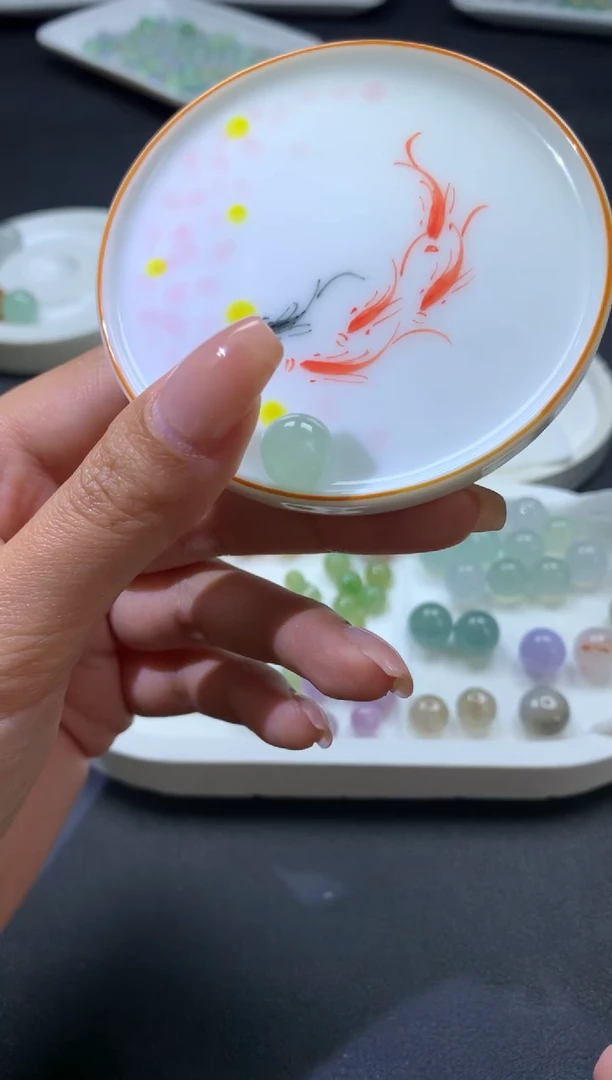 【闪购商品】定制翡翠未镶嵌珠05
