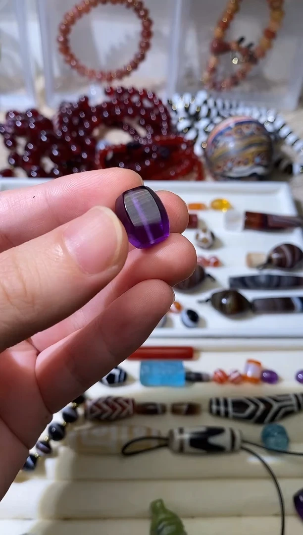 未镶嵌手链玛瑙/玉髓西亚 紫水 15x13