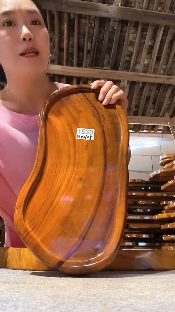 实木茶盘 一物一拍（不含配件）