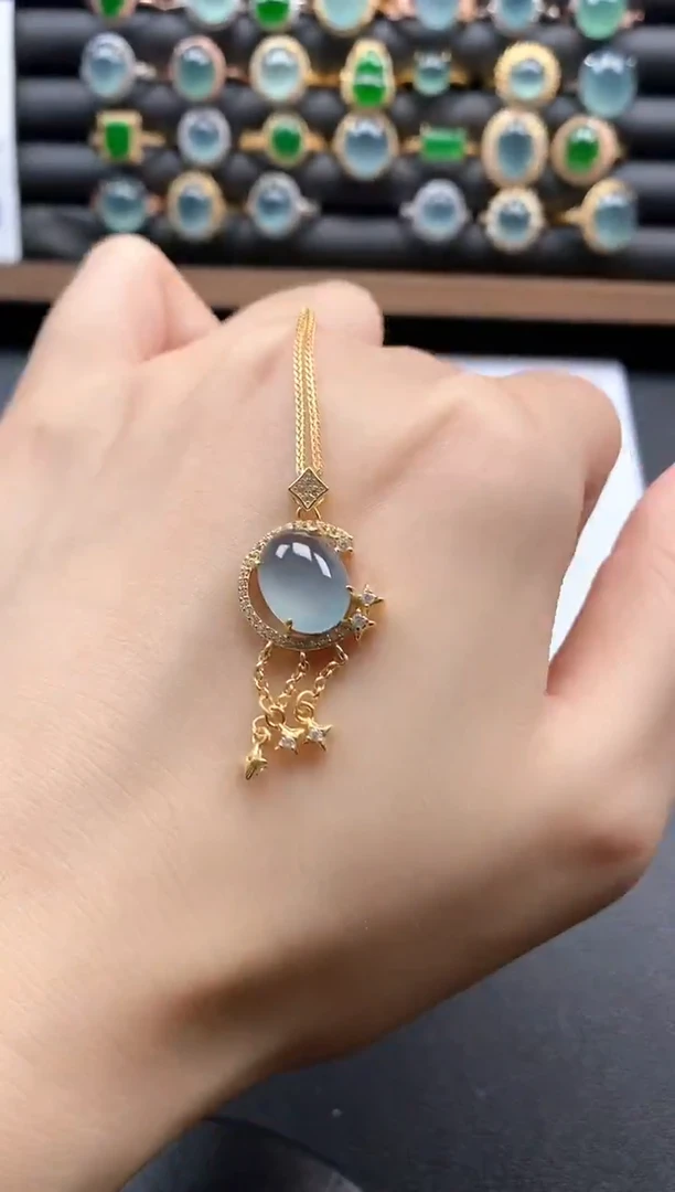 银S925镶嵌戒指翡翠51151