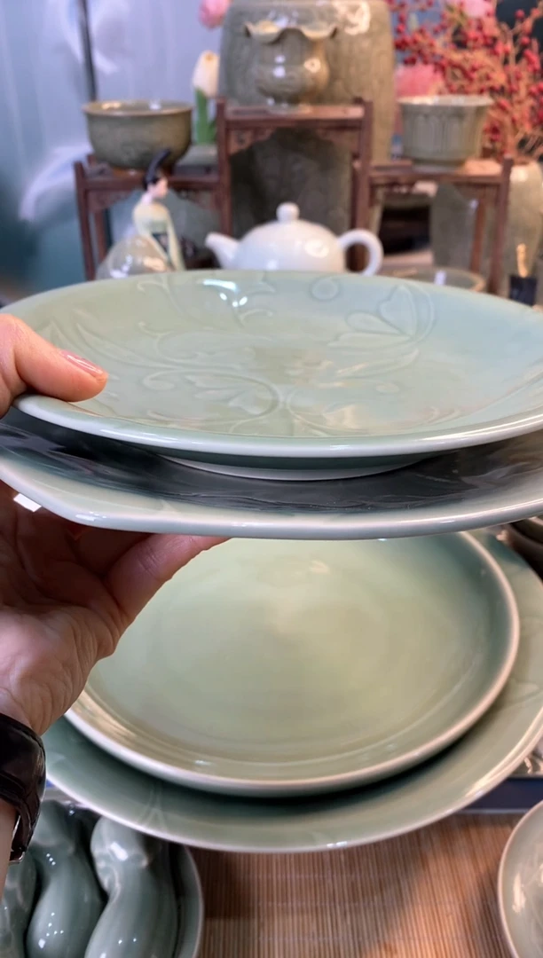 【闪购商品】特价【玉兰系列】两圆盘 两方盘