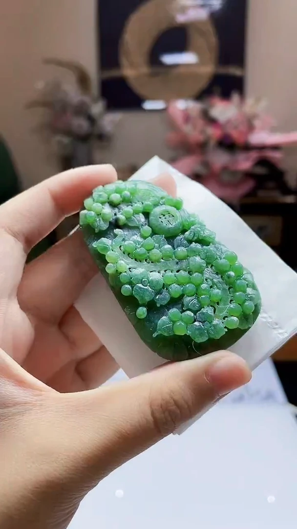 未镶嵌定制翡翠吊坠124
