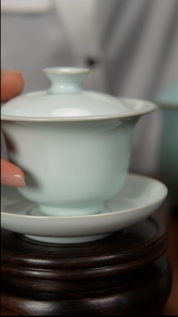 瓷片原产地原矿釉汝瓷瑕品