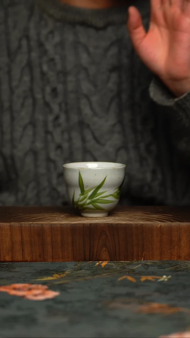 瓷片釉下彩手工手绘同款陶器