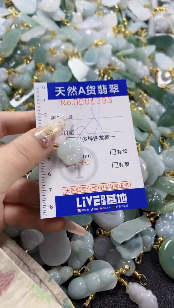 颈饰未镶嵌翡翠天然A货翡翠