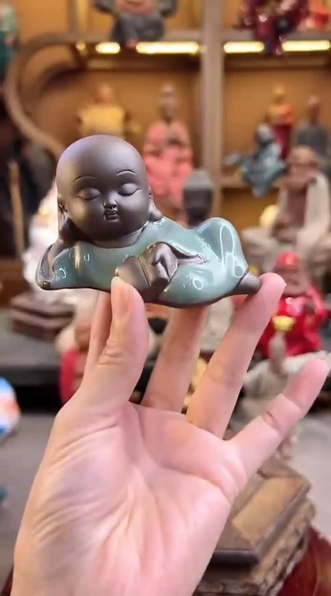 紫砂茶宠器闵茶宠摆件