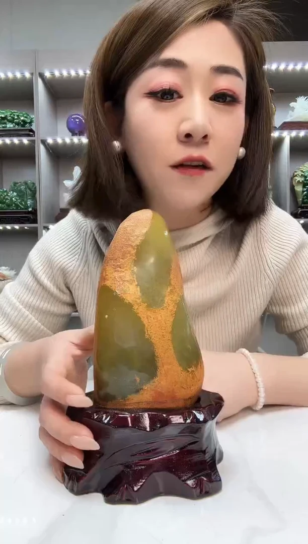 石材天然石材家居摆件办公室客厅玄关高档摆件