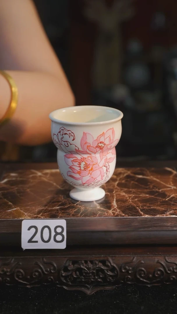 杯子等烟雨陶瓷手作主人杯208