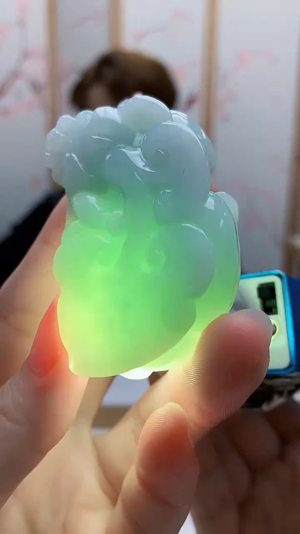 未镶嵌定制翡翠5159ry-毛货挂件164