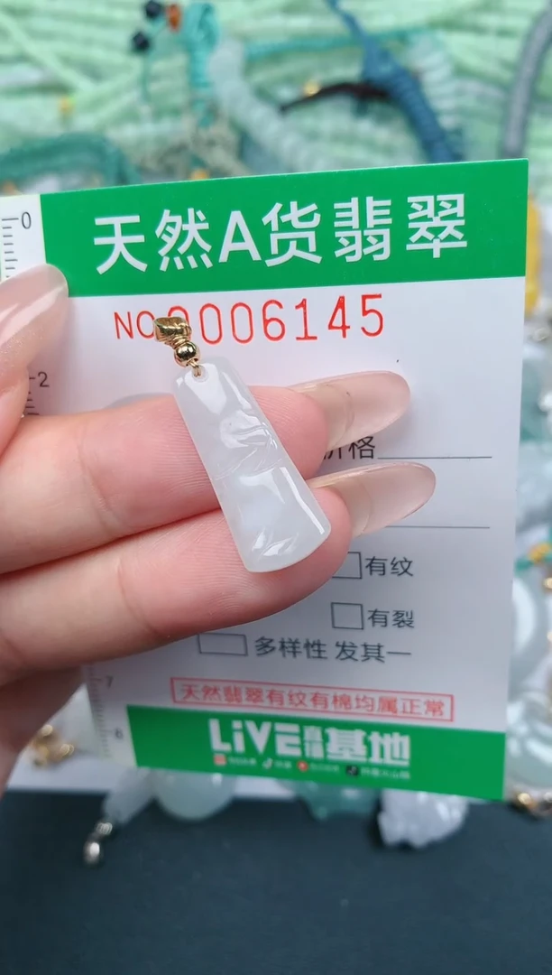 翡翠未镶嵌颈饰.0006145