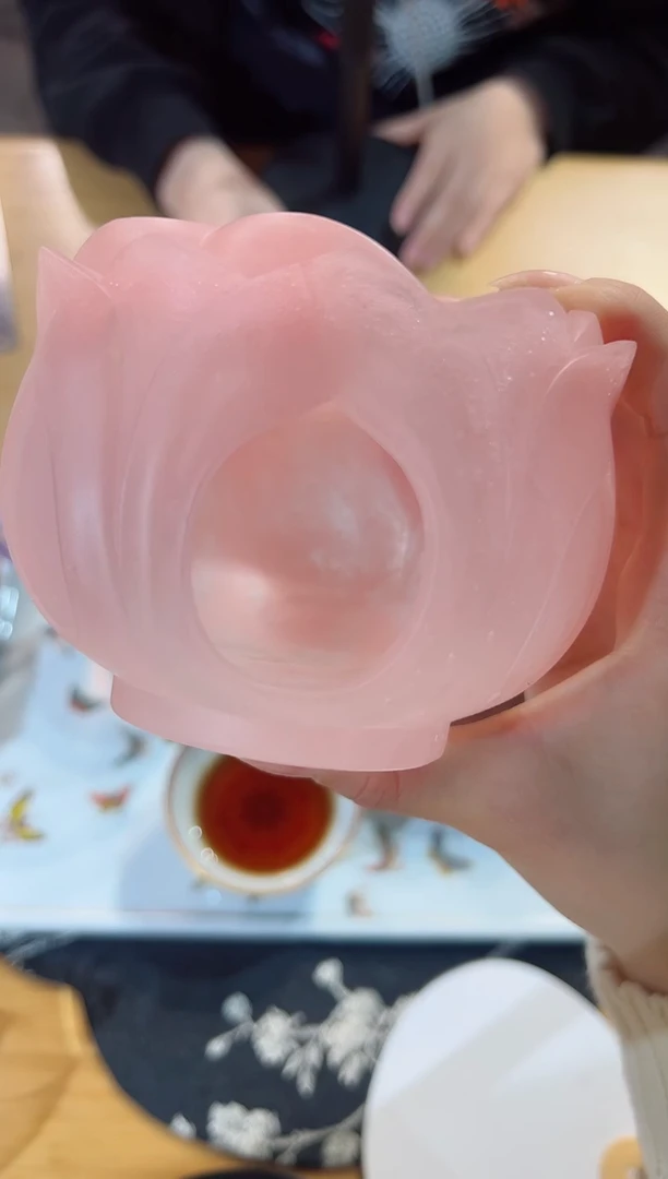 心缘堂粉色莲花小炉子