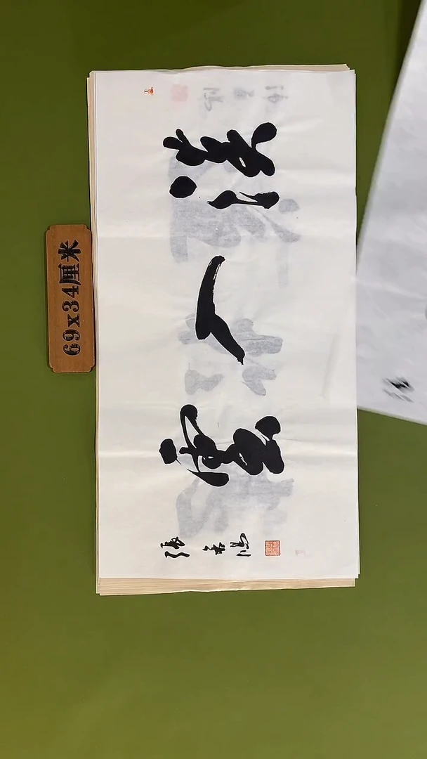 书法书法 张若鸿 尺寸69cm*34cm