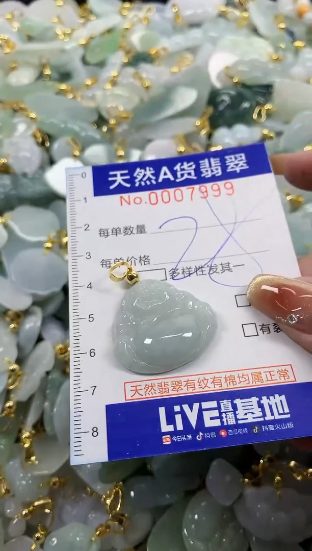 颈饰未镶嵌翡翠天然A货翡翠