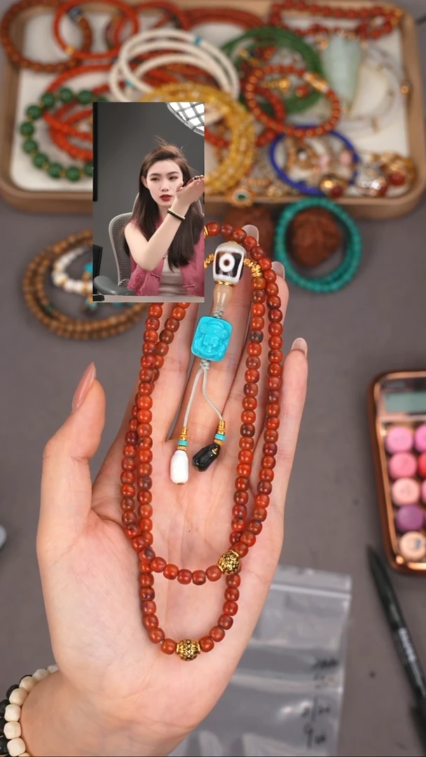 玛瑙/玉髓手串未镶嵌栀*1111111111111