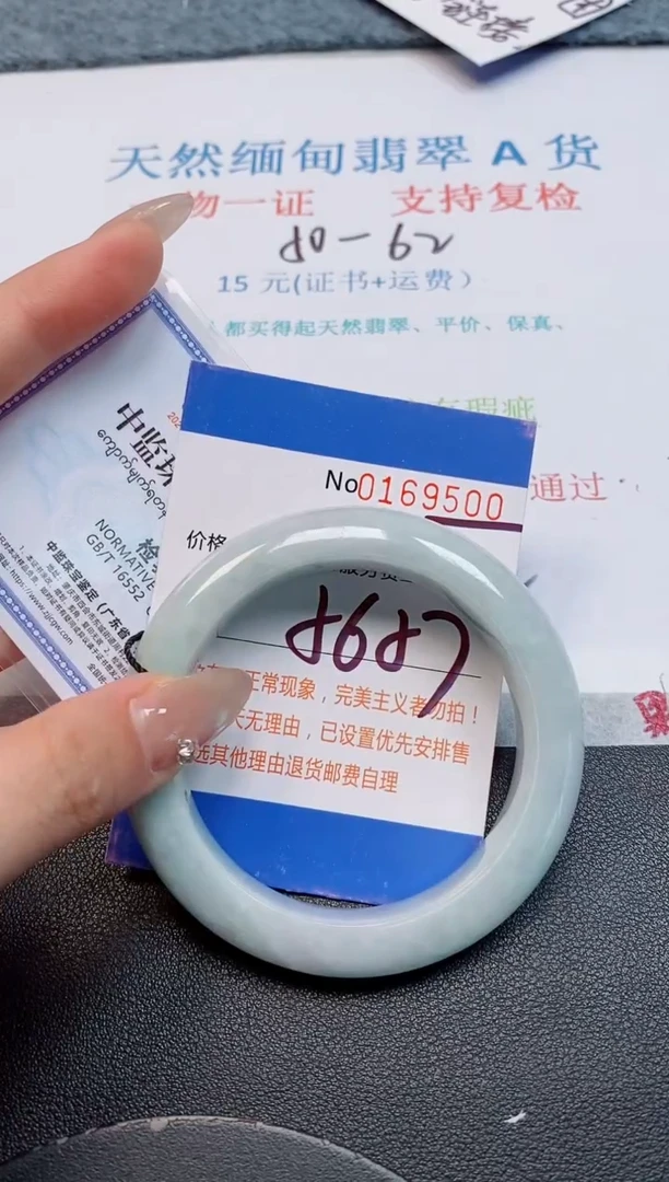 未镶嵌手镯翡翠169500