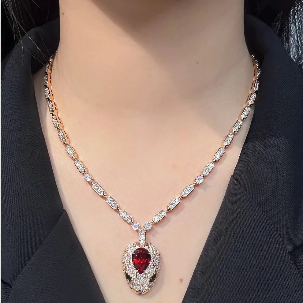 2208项链轻奢精品香槟金 色女士项链