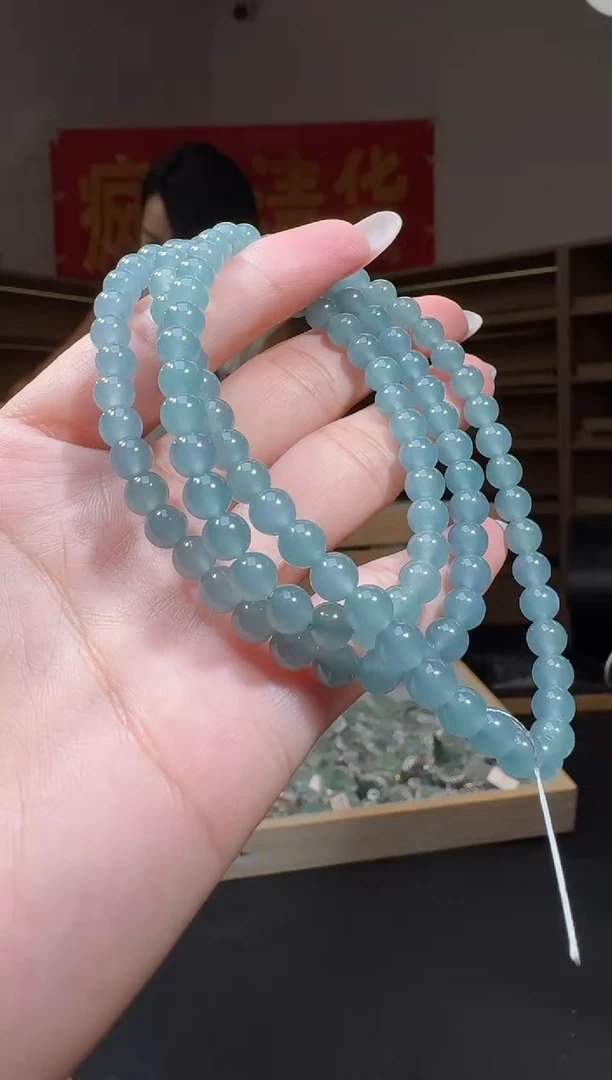 翡翠未镶嵌项链纯天然A货翡翠长串（多样性发其一）