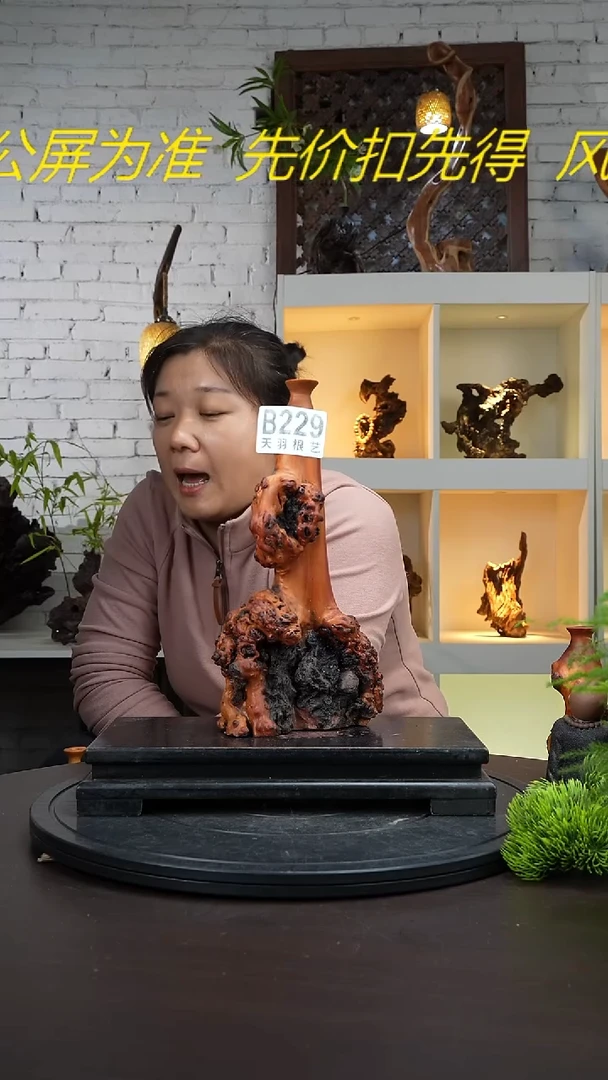 【闪购商品】木木艺云南根艺风化摆件