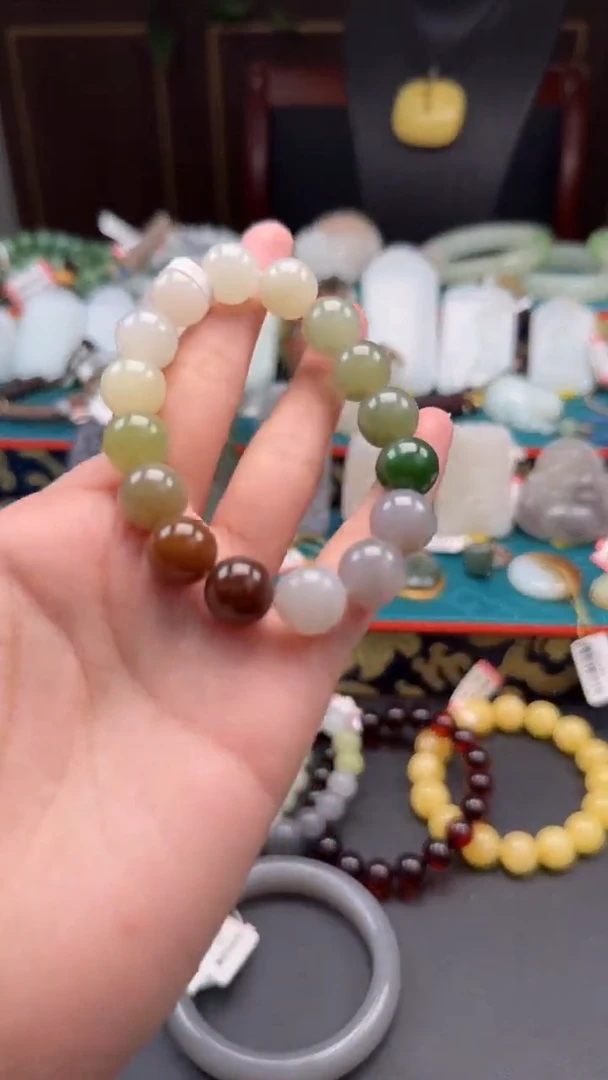 手串未镶嵌和田玉gc32手串