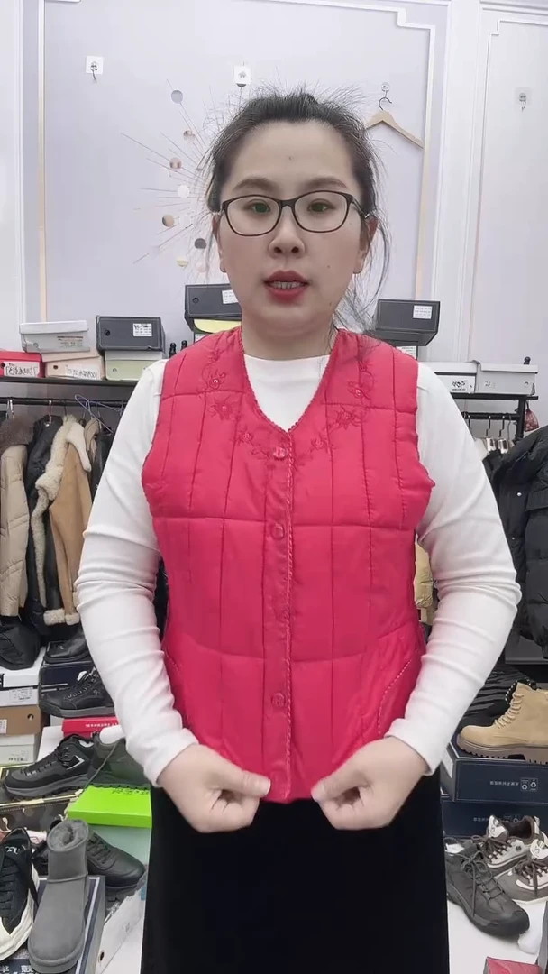 羊皮毛一体马甲