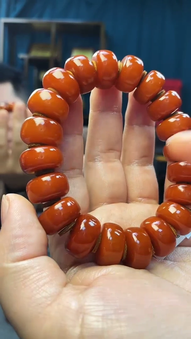 手串琥珀未镶嵌蜜蜡老型手串