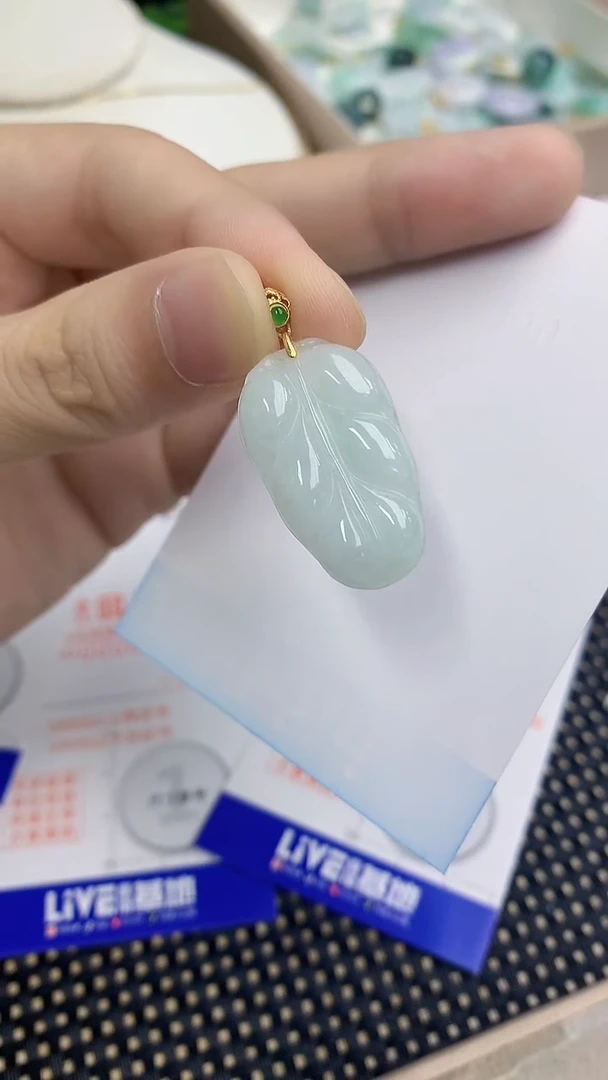 翡翠银S925镶嵌颈饰天然缅甸A货翡翠