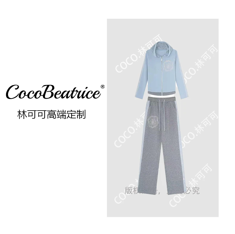 【COCO林可可】B79607新款运动时尚百搭套装