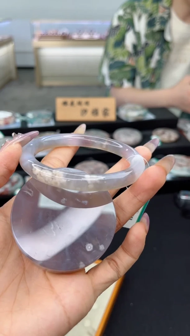 石英质玉手镯未镶嵌61圈口（赠品镯心）142648