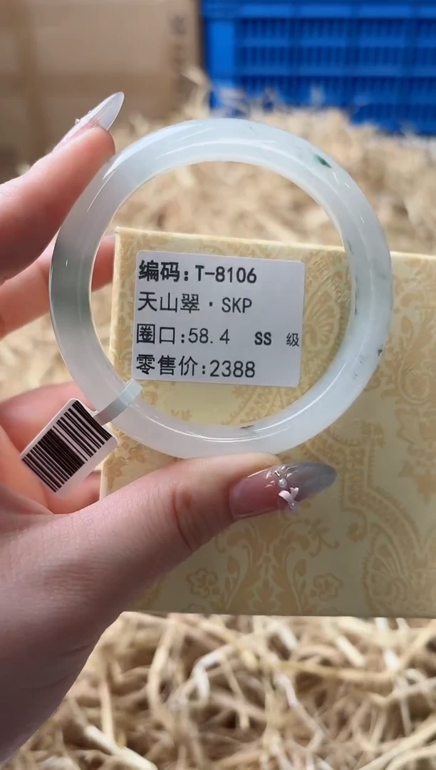未镶嵌手镯石英质玉T-8106