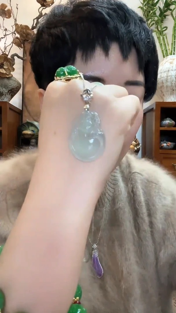 吊坠(赠链)合金翡翠220