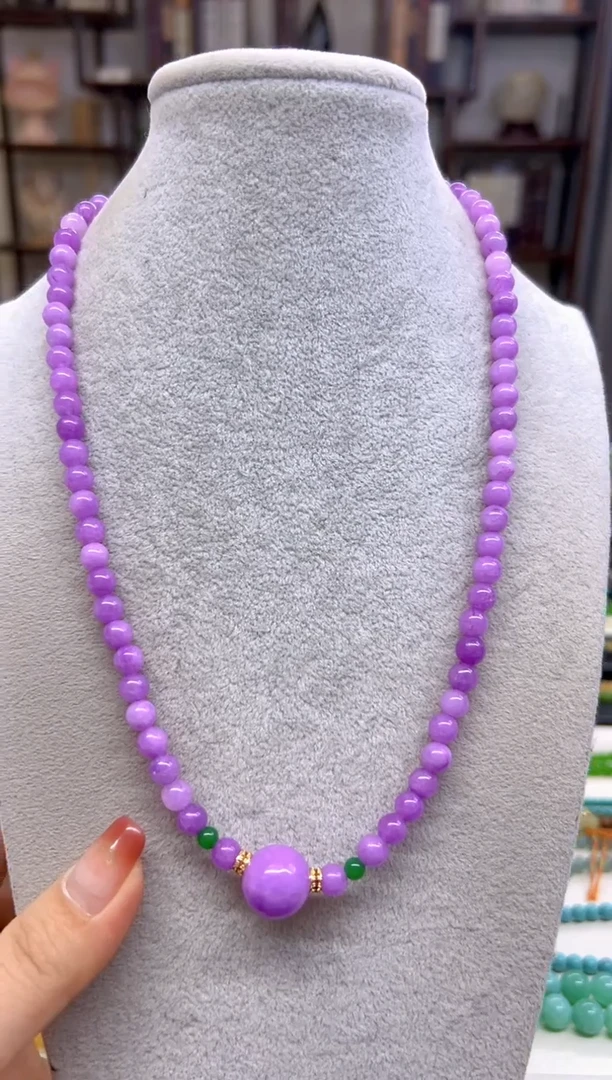 【闪购商品】翡翠颈饰未镶嵌项链X166