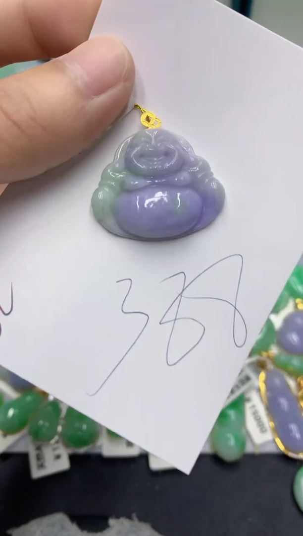 【闪购商品】翡翠颈饰18K金镶嵌翡翠