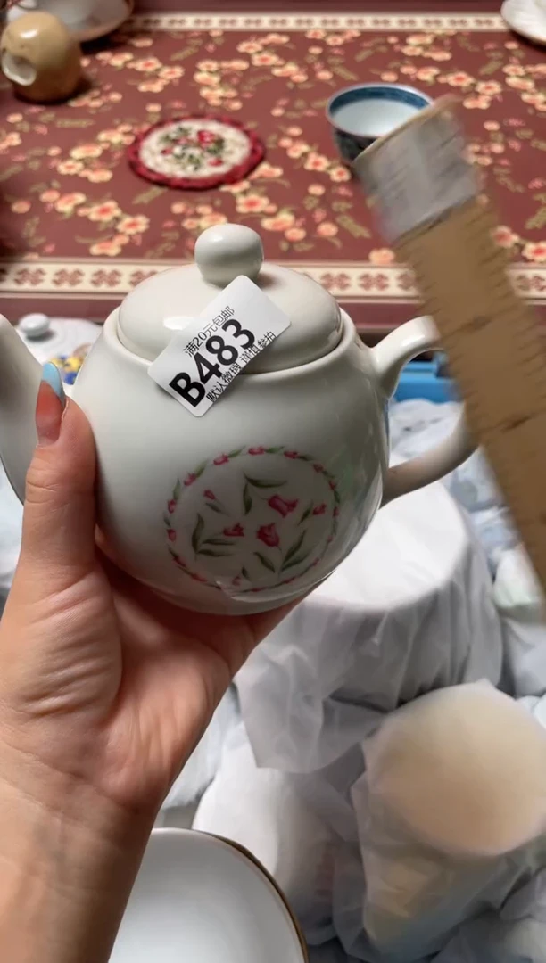 瓷片白*瓷器瓷器B483