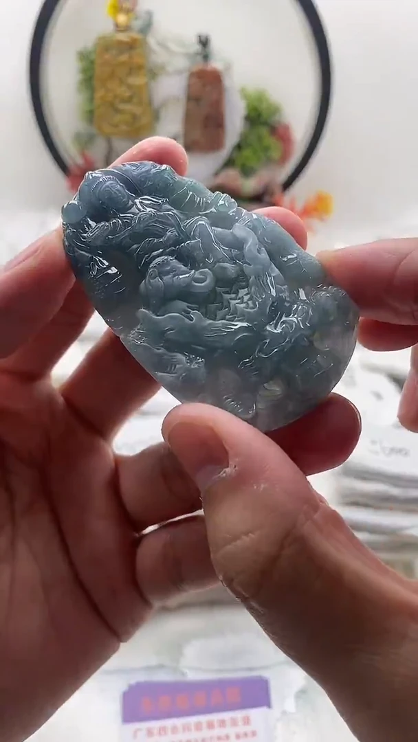 颈饰未镶嵌翡翠普贤