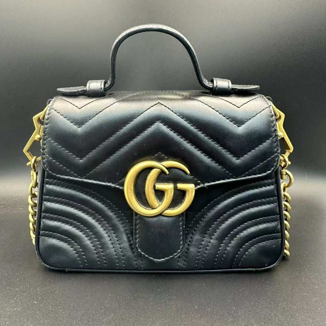 95新 GUCCI/古驰 /KIKI/单肩包/H