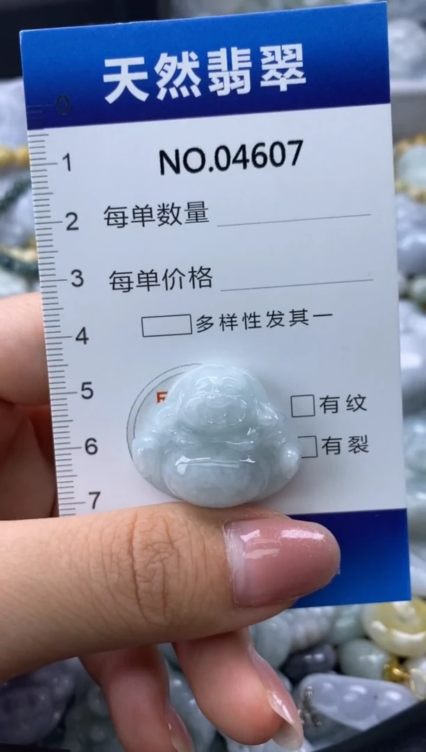 翡翠未镶嵌颈饰缅甸A货翡翠04607