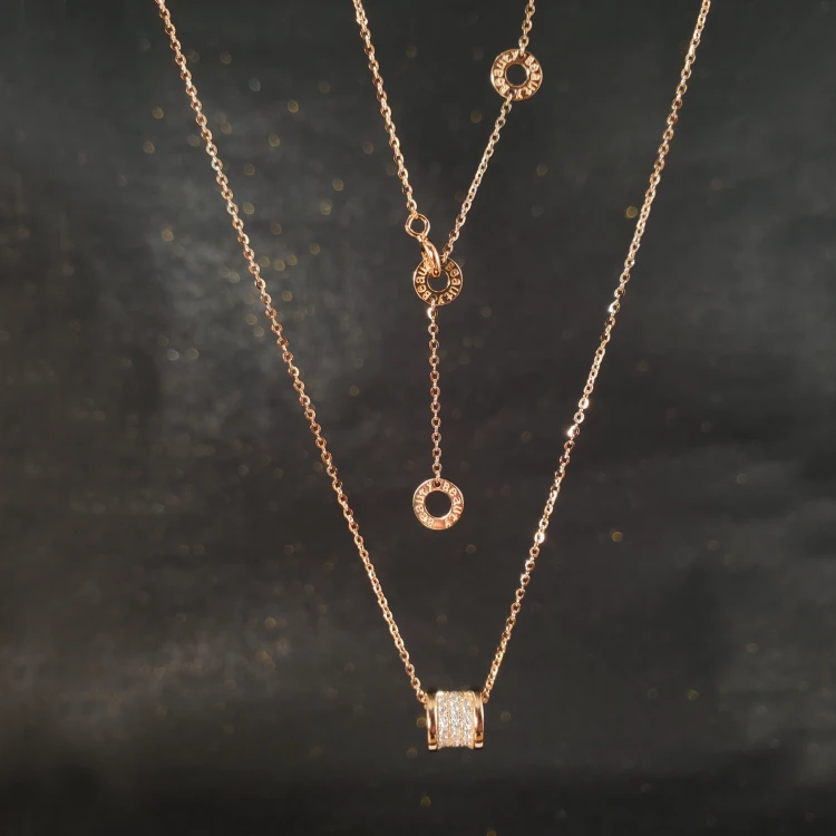 坠链均925银 小蛮腰路路通项链套链 S5043