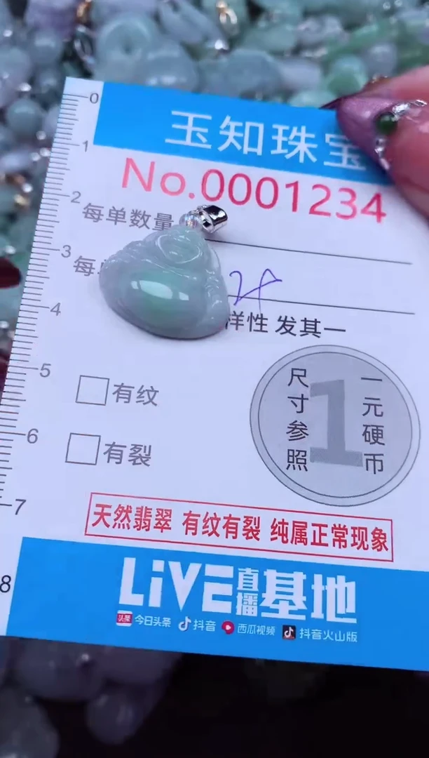 吊坠(不含链)未镶嵌翡翠1234