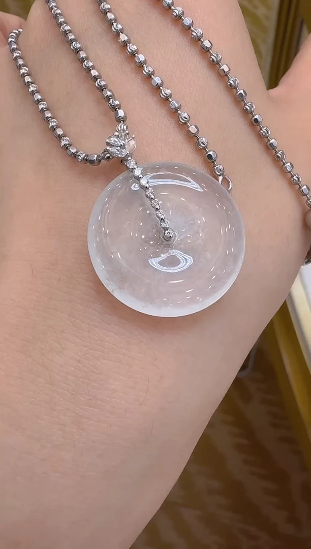 翡翠18K金镶嵌吊坠(不含链)多样性团购发一件