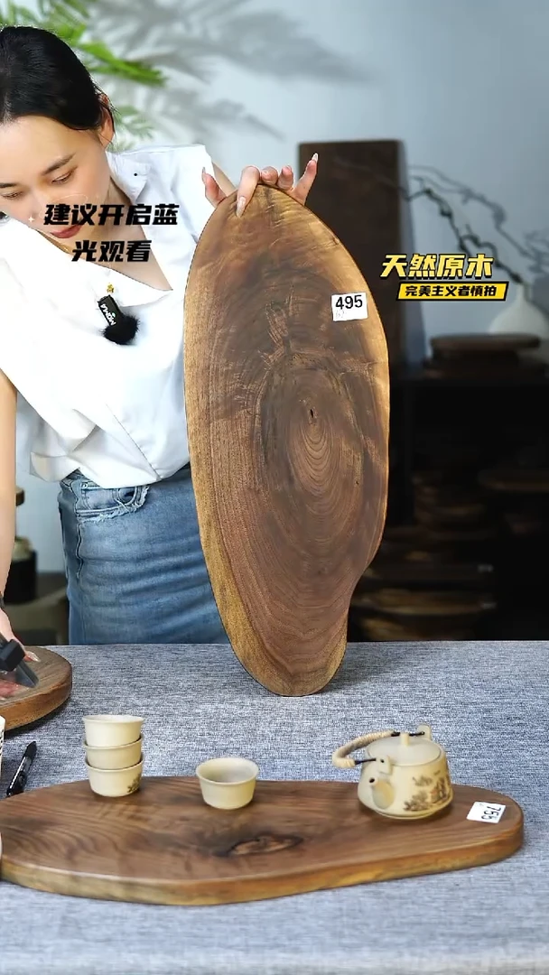 木北美黑胡桃原木.干裂疤结不属于商品质量问题完美主义者慎拍