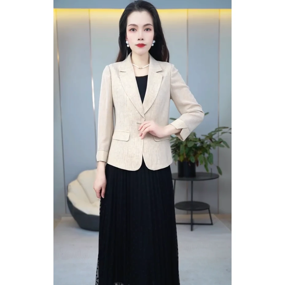 【外套】2897春夏季新款时尚修身显瘦女装休闲气质洋气外套