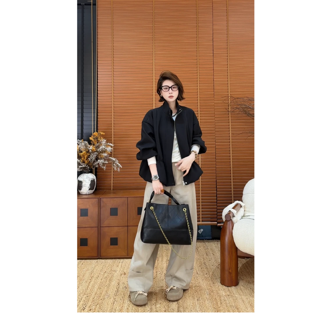 YYOUHAN 2025新款【陨石黎明】竖纹肌理感慵懒风外套 2508C5280